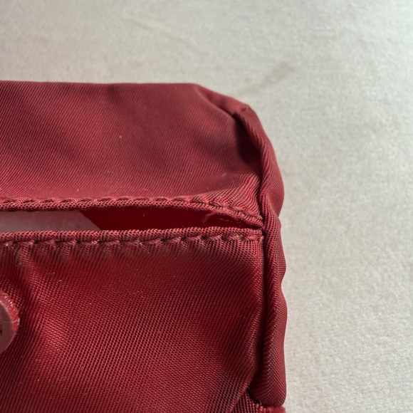 Prada Red Mini Nylon Pouch - Picture 9 of 10